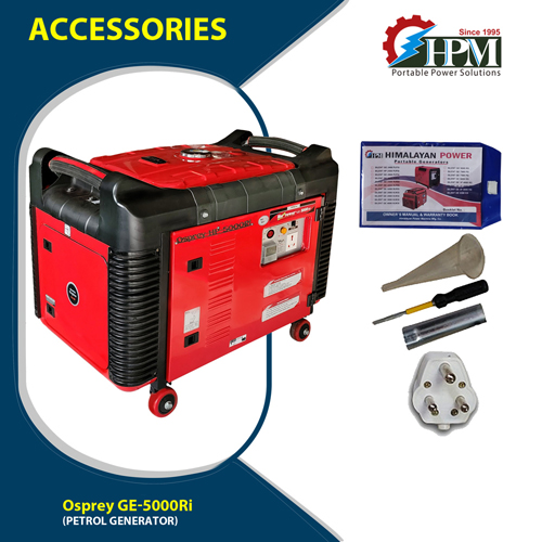 5 KVA smart Petrol Generator, with Recoil Start Model Osprey GE-5000Ri, 